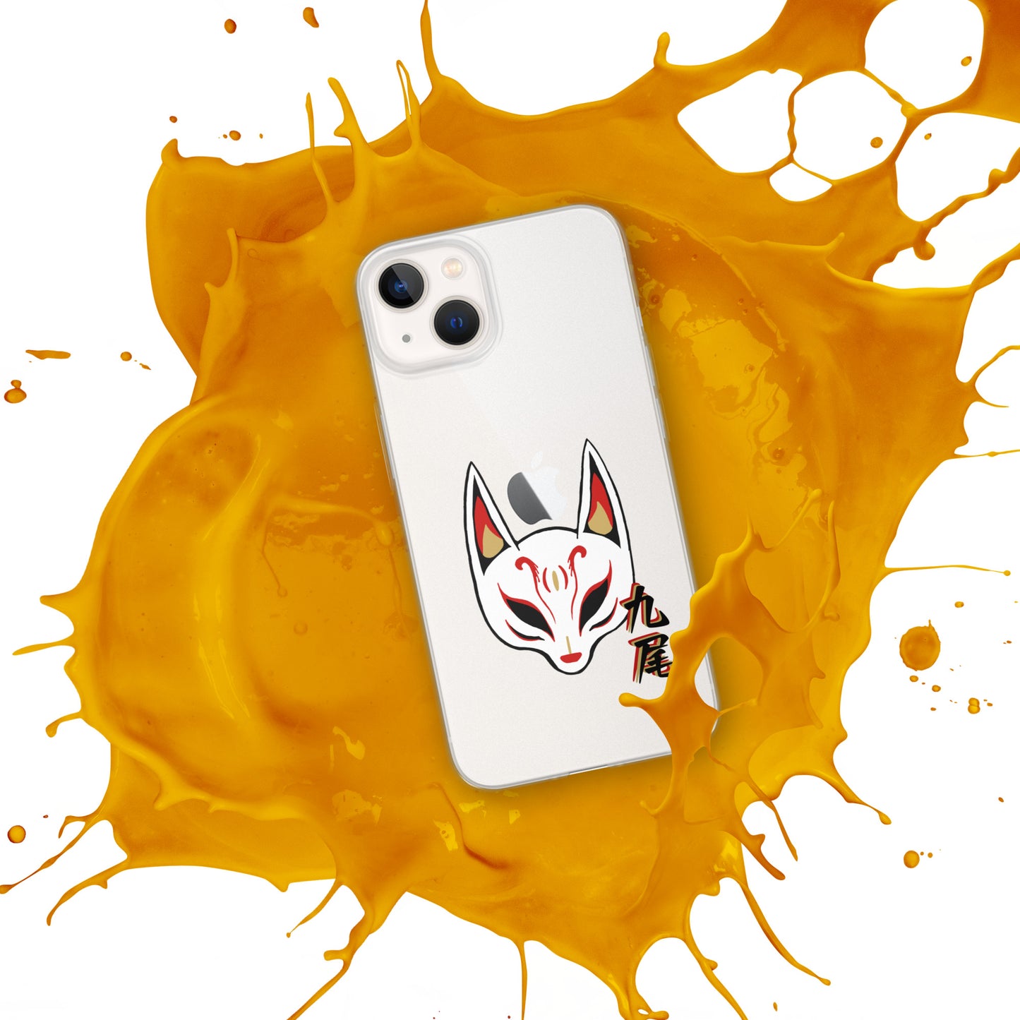 Nine Tails Japanese Anime Clear Case for iPhone®