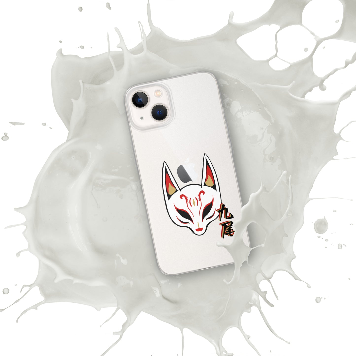 Nine Tails Japanese Anime Clear Case for iPhone®