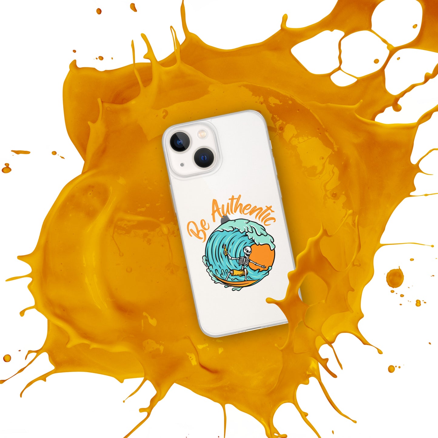 Be Authentic Clear Case for iPhone®