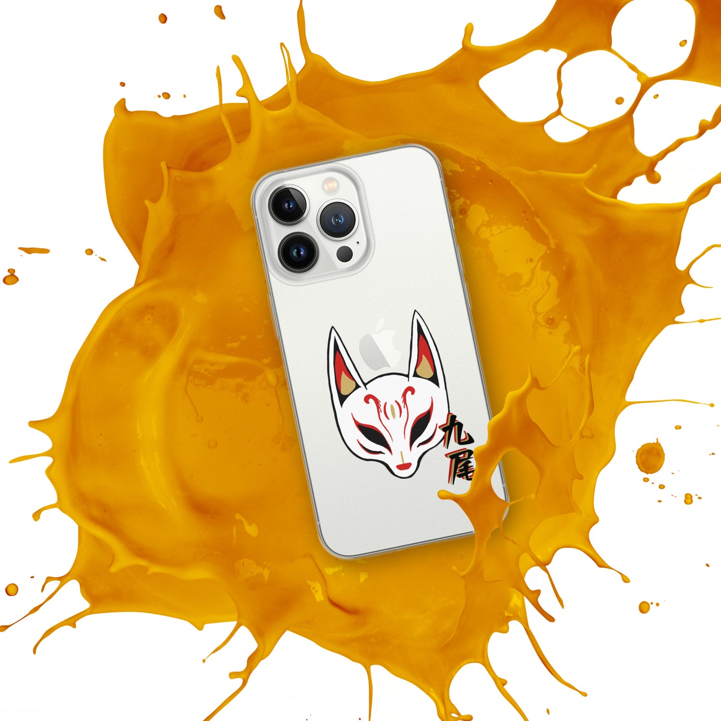 Nine Tails Japanese Anime Clear Case for iPhone®