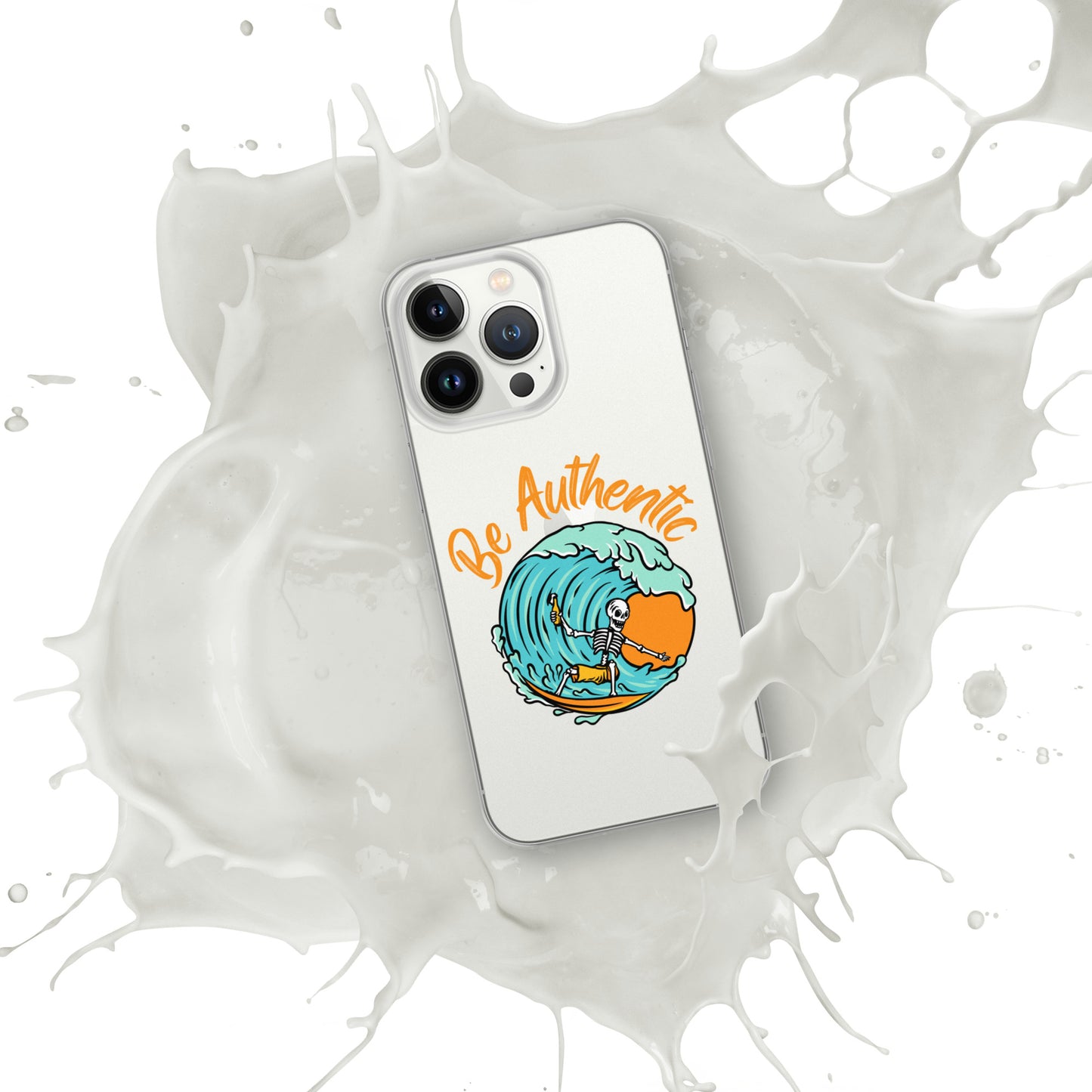 Be Authentic Clear Case for iPhone®