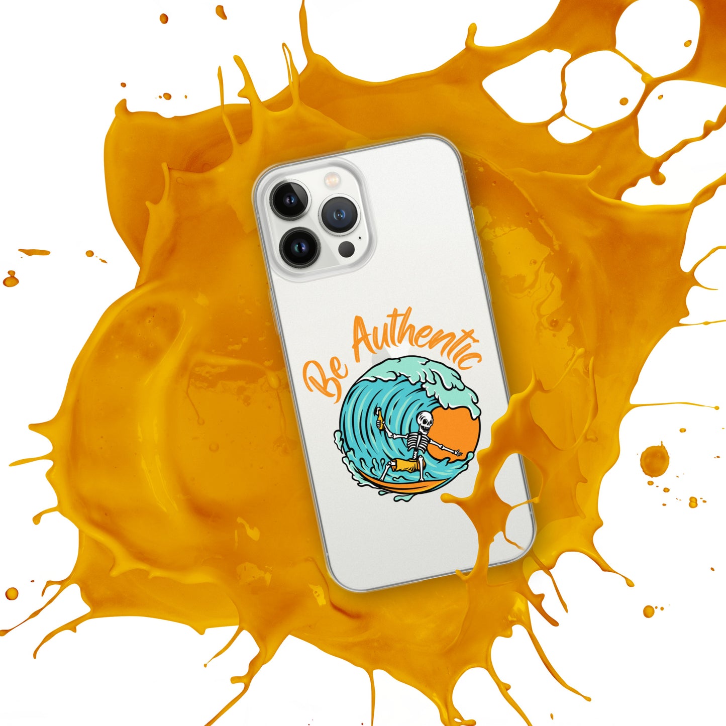 Be Authentic Clear Case for iPhone®