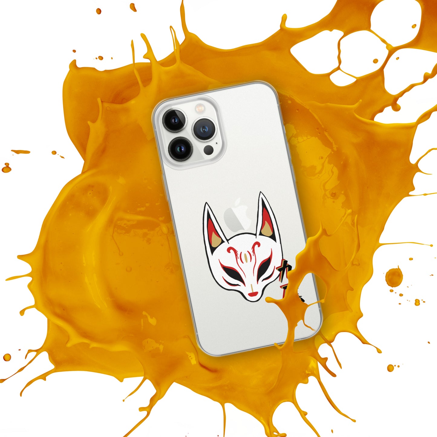 Nine Tails Japanese Anime Clear Case for iPhone®