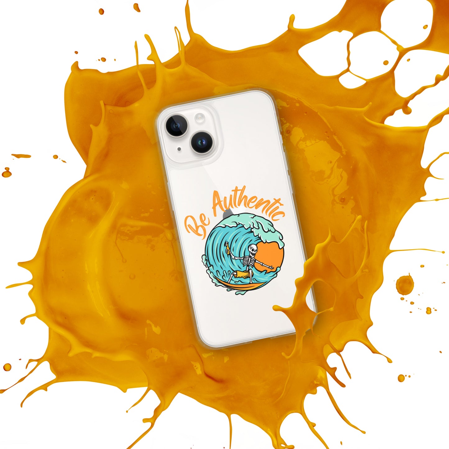 Be Authentic Clear Case for iPhone®