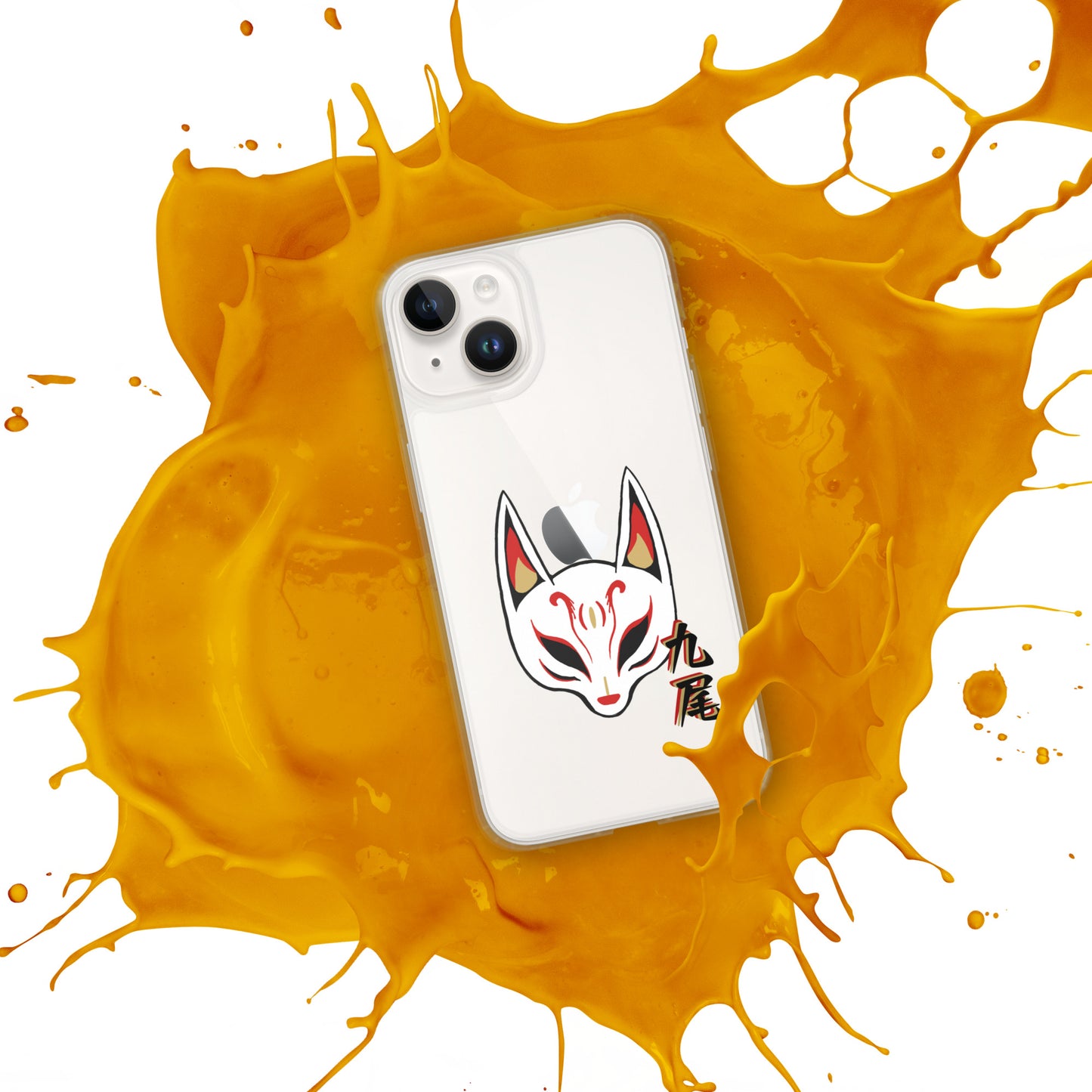 Nine Tails Japanese Anime Clear Case for iPhone®