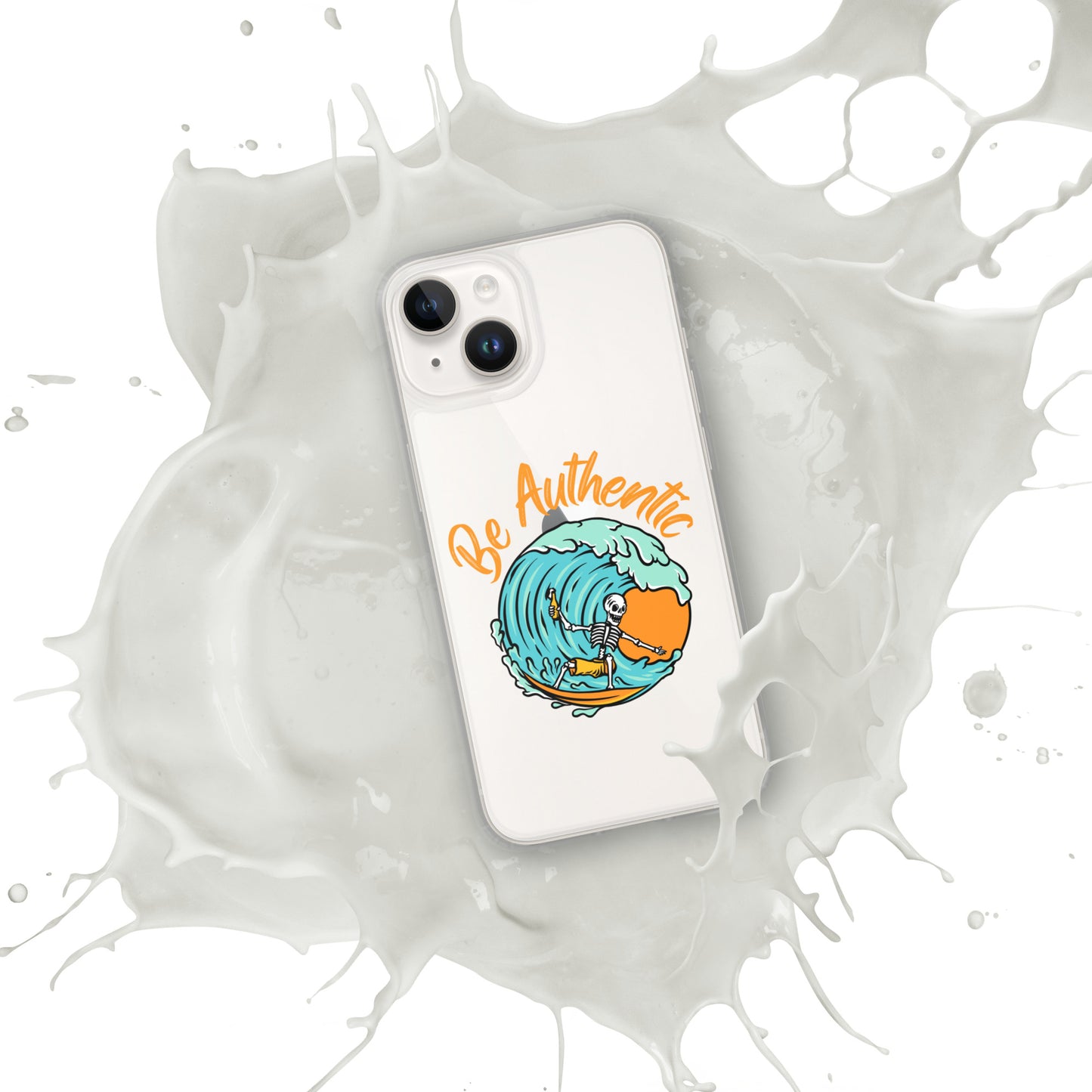 Be Authentic Clear Case for iPhone®