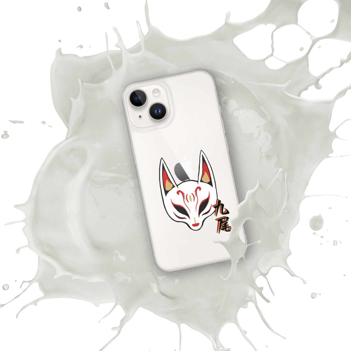 Nine Tails Japanese Anime Clear Case for iPhone®