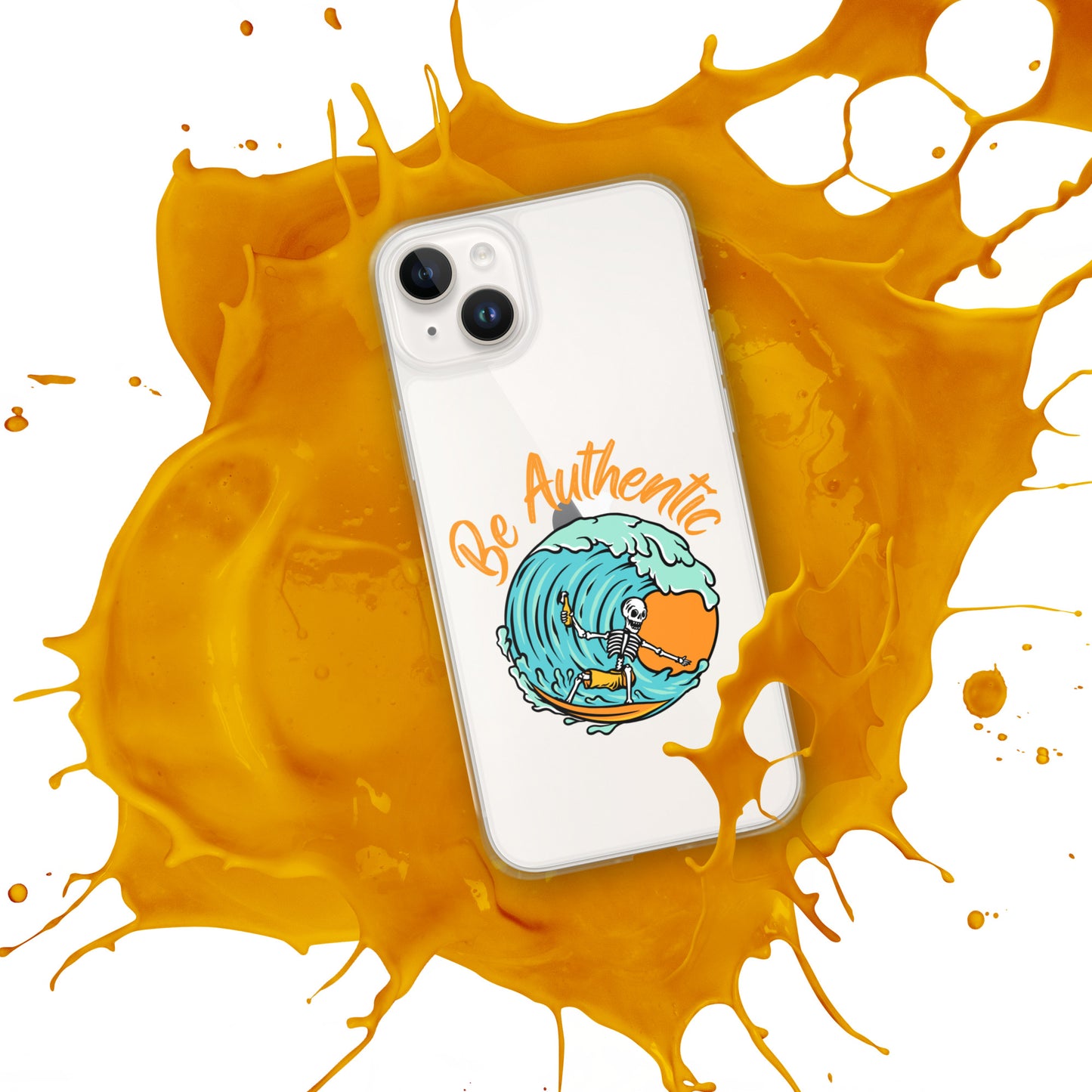 Be Authentic Clear Case for iPhone®