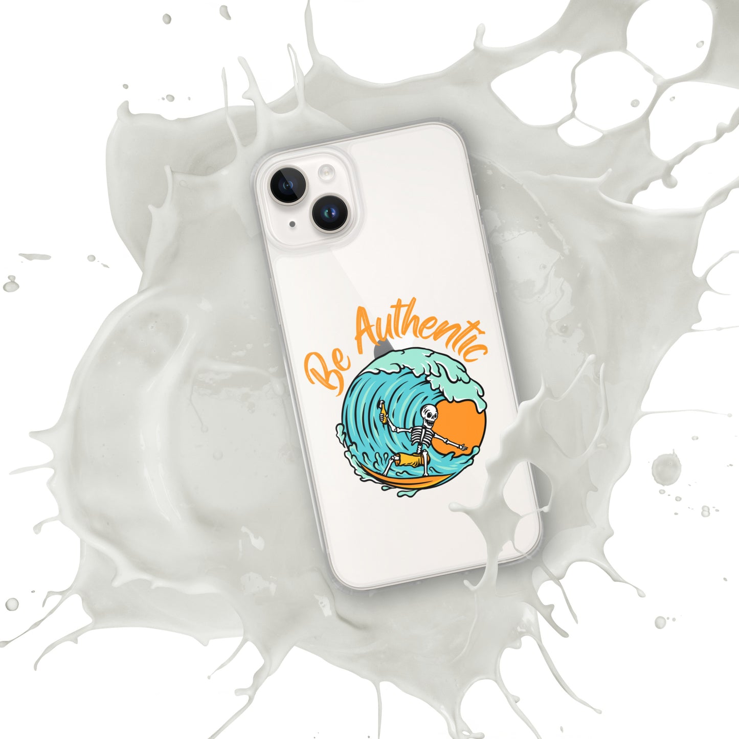 Be Authentic Clear Case for iPhone®