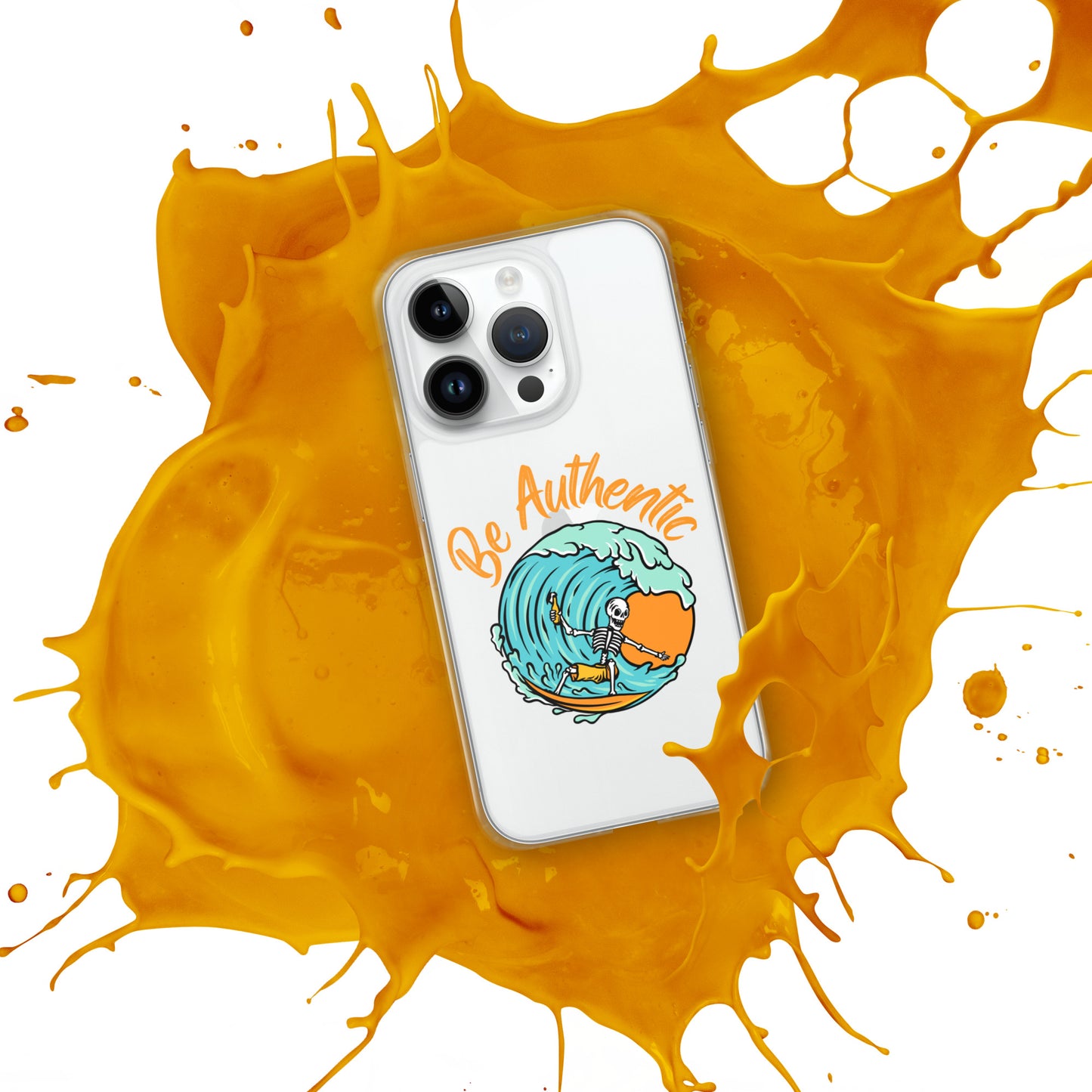 Be Authentic Clear Case for iPhone®