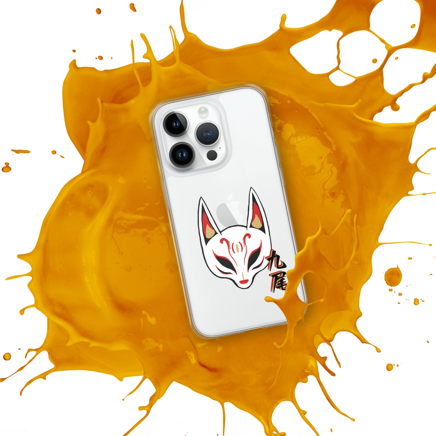 Nine Tails Japanese Anime Clear Case for iPhone®