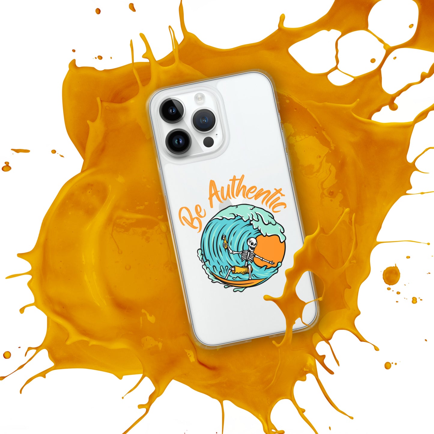 Be Authentic Clear Case for iPhone®