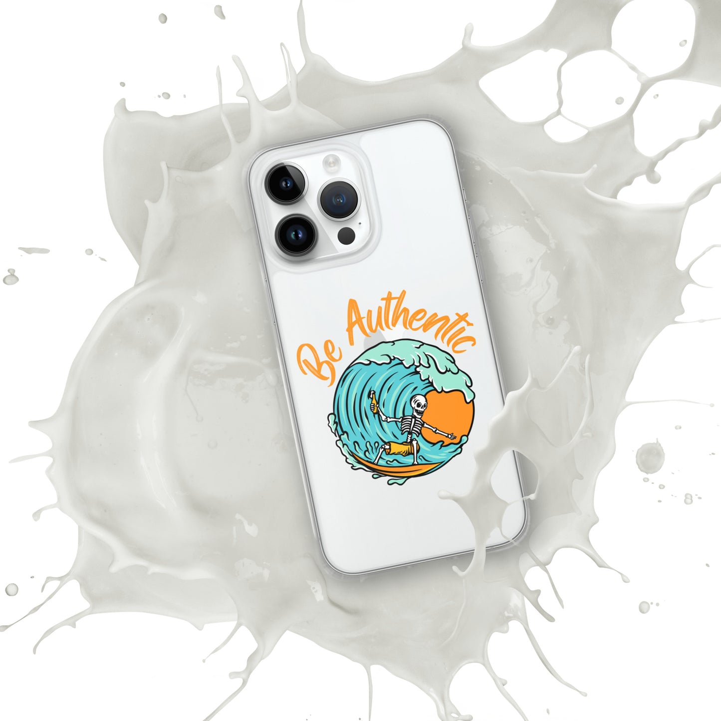 Be Authentic Clear Case for iPhone®