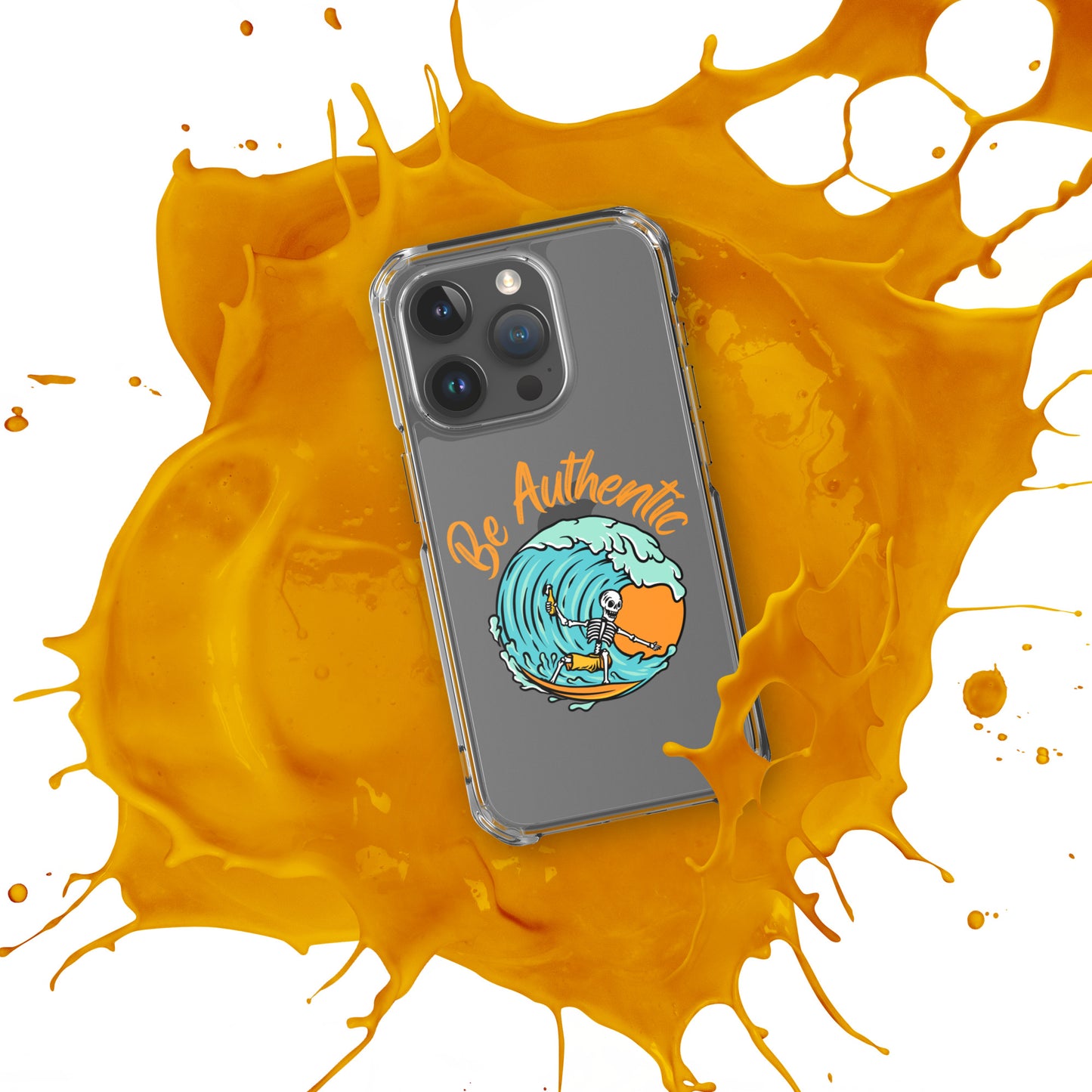 Be Authentic Clear Case for iPhone®