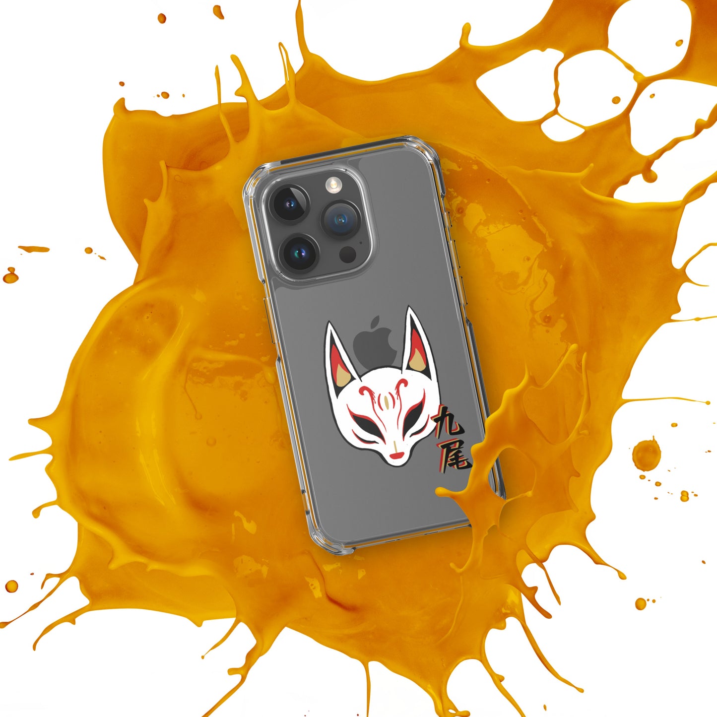 Nine Tails Japanese Anime Clear Case for iPhone®