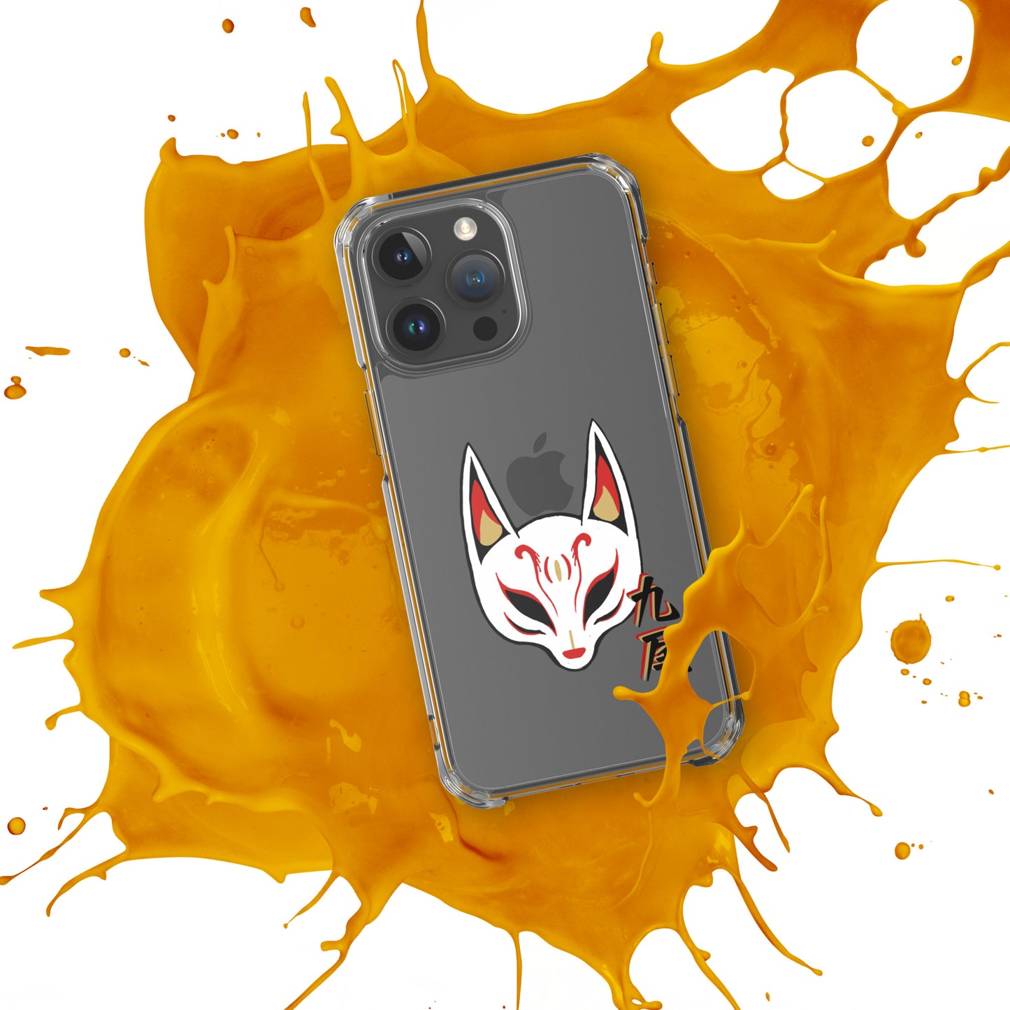 Nine Tails Japanese Anime Clear Case for iPhone®