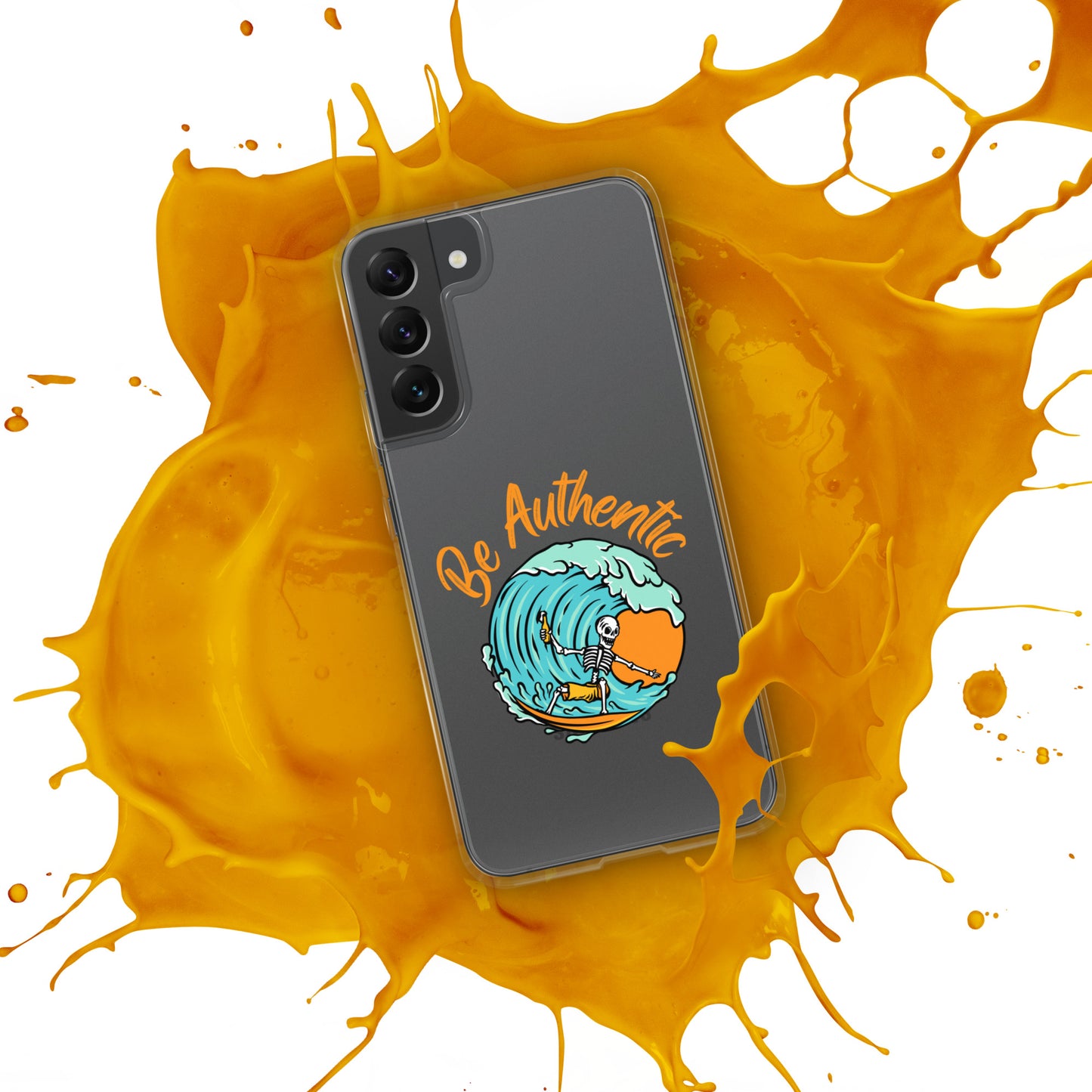 Be Authentic Clear Case for Samsung®