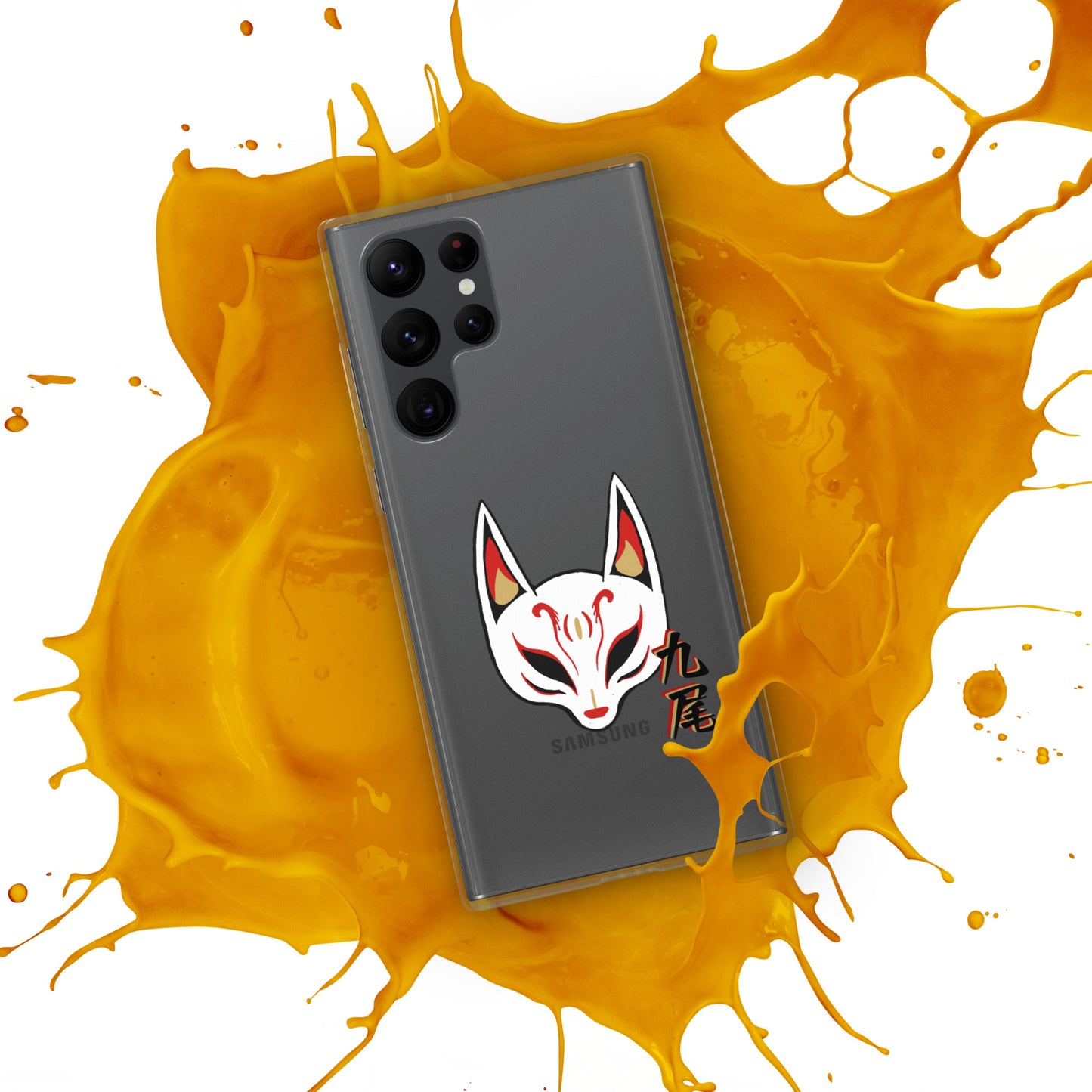 Nine Tails Japanese Anime Clear Case for Samsung®