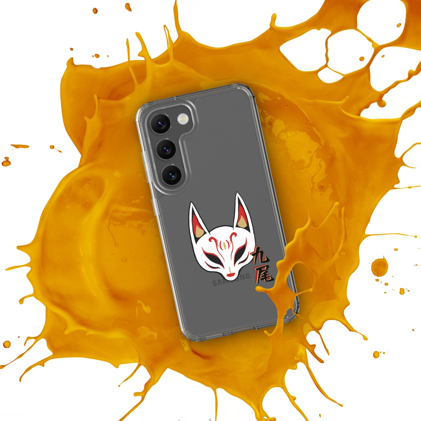 Nine Tails Japanese Anime Clear Case for Samsung®