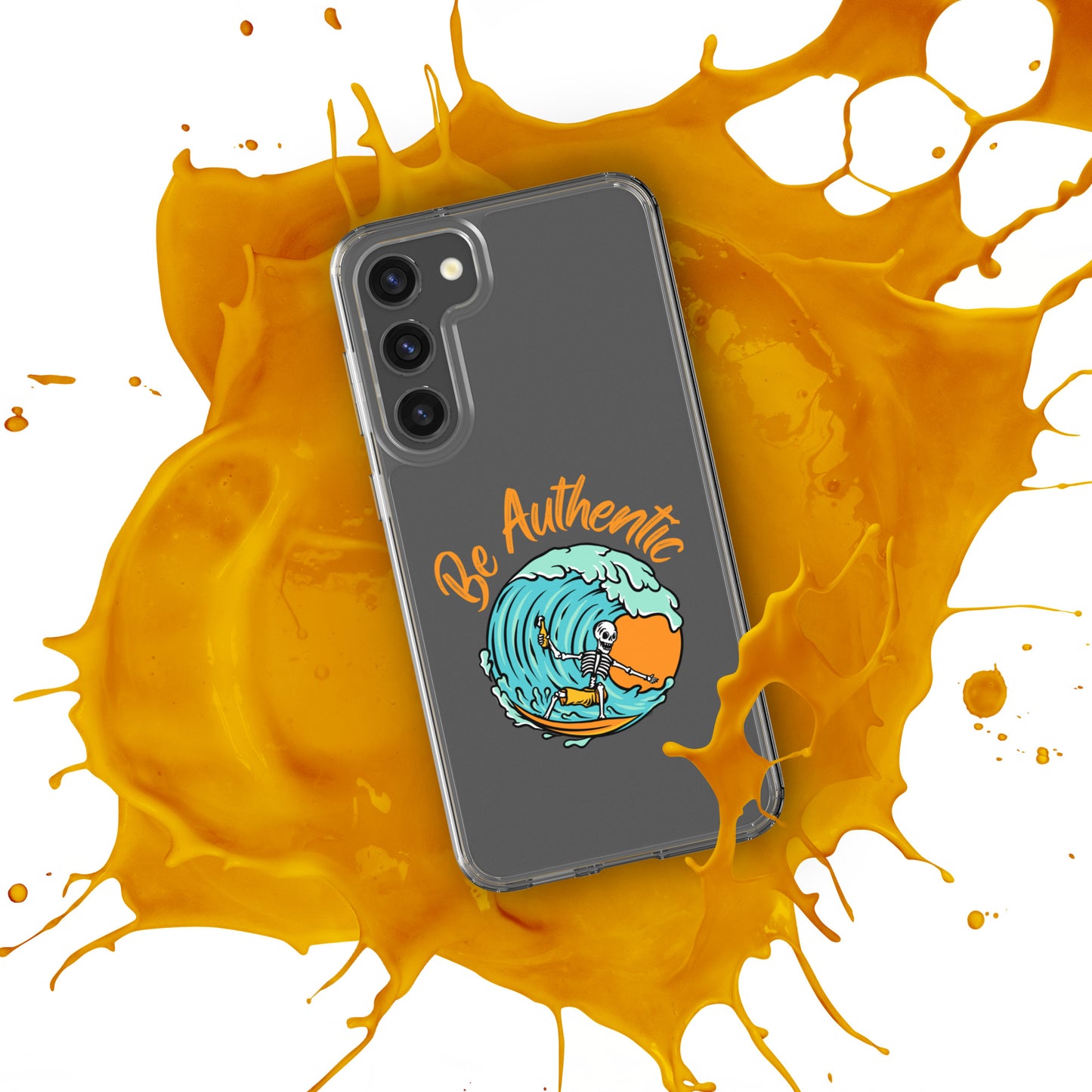Be Authentic Clear Case for Samsung®
