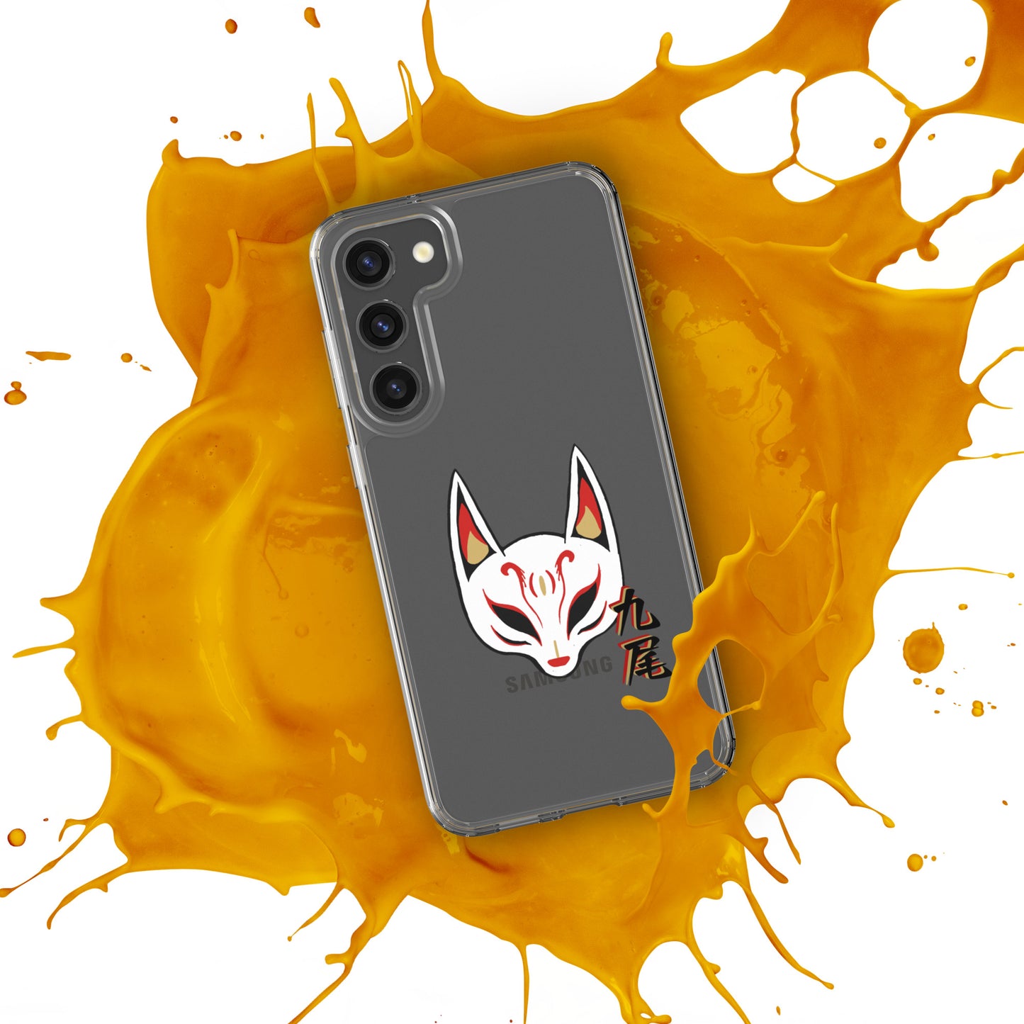 Nine Tails Japanese Anime Clear Case for Samsung®
