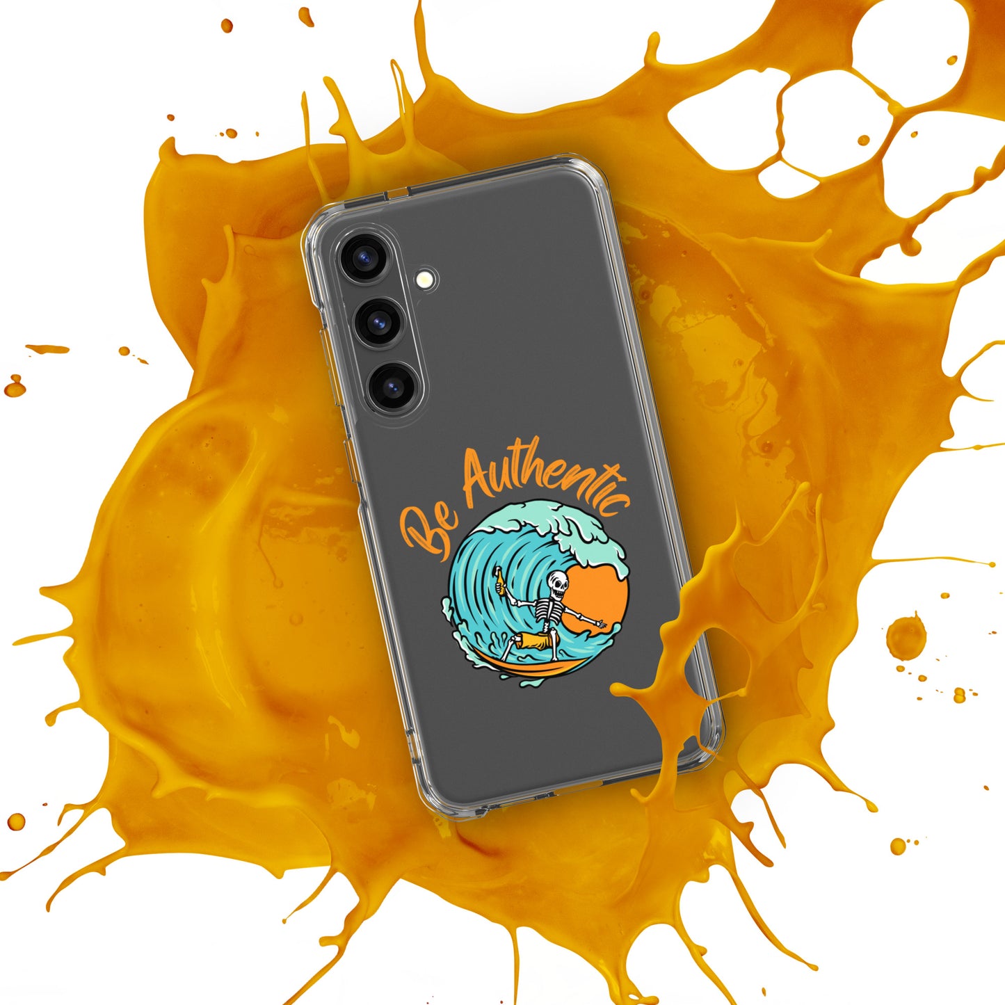 Be Authentic Clear Case for Samsung®