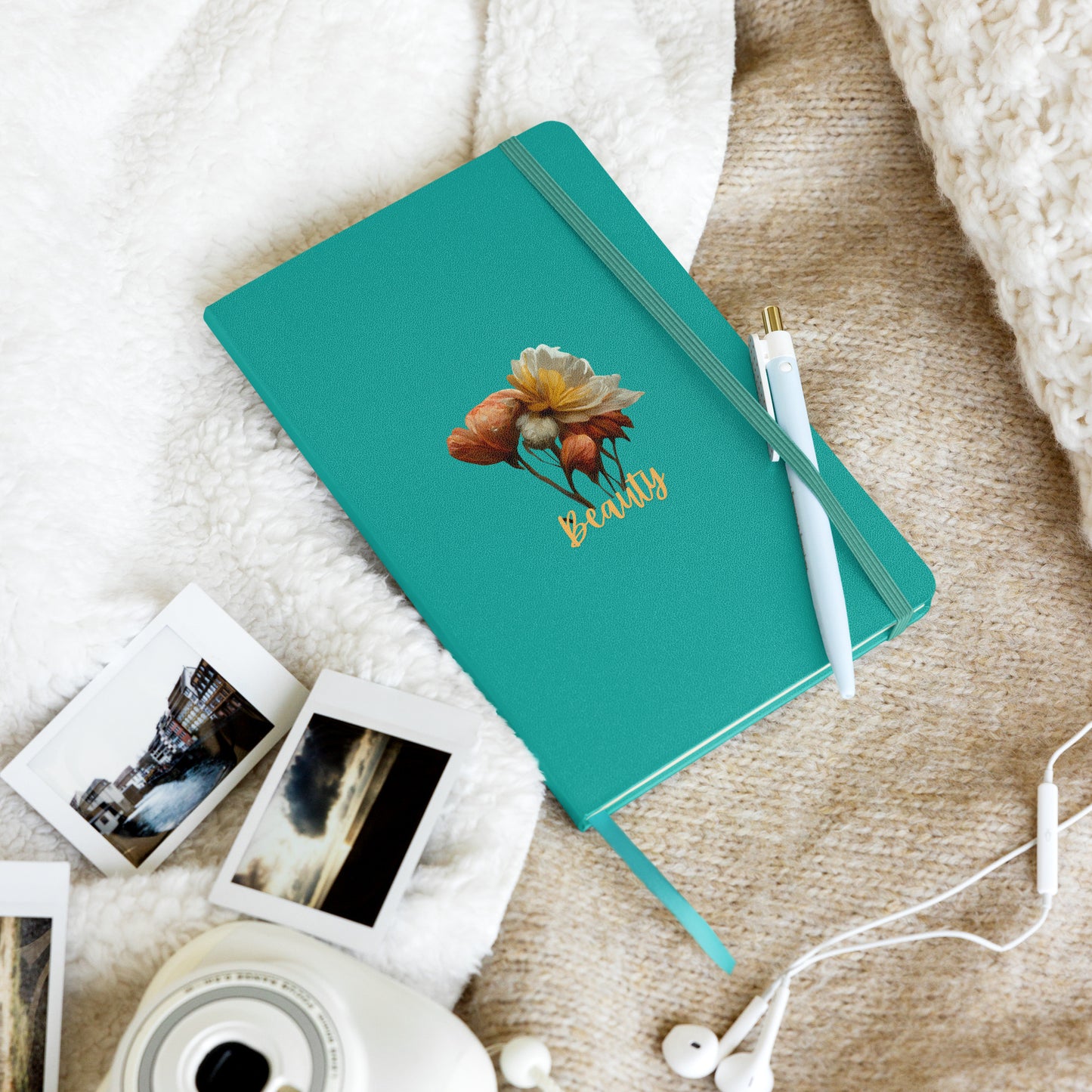 Beauty Floral Hardcover Notebook