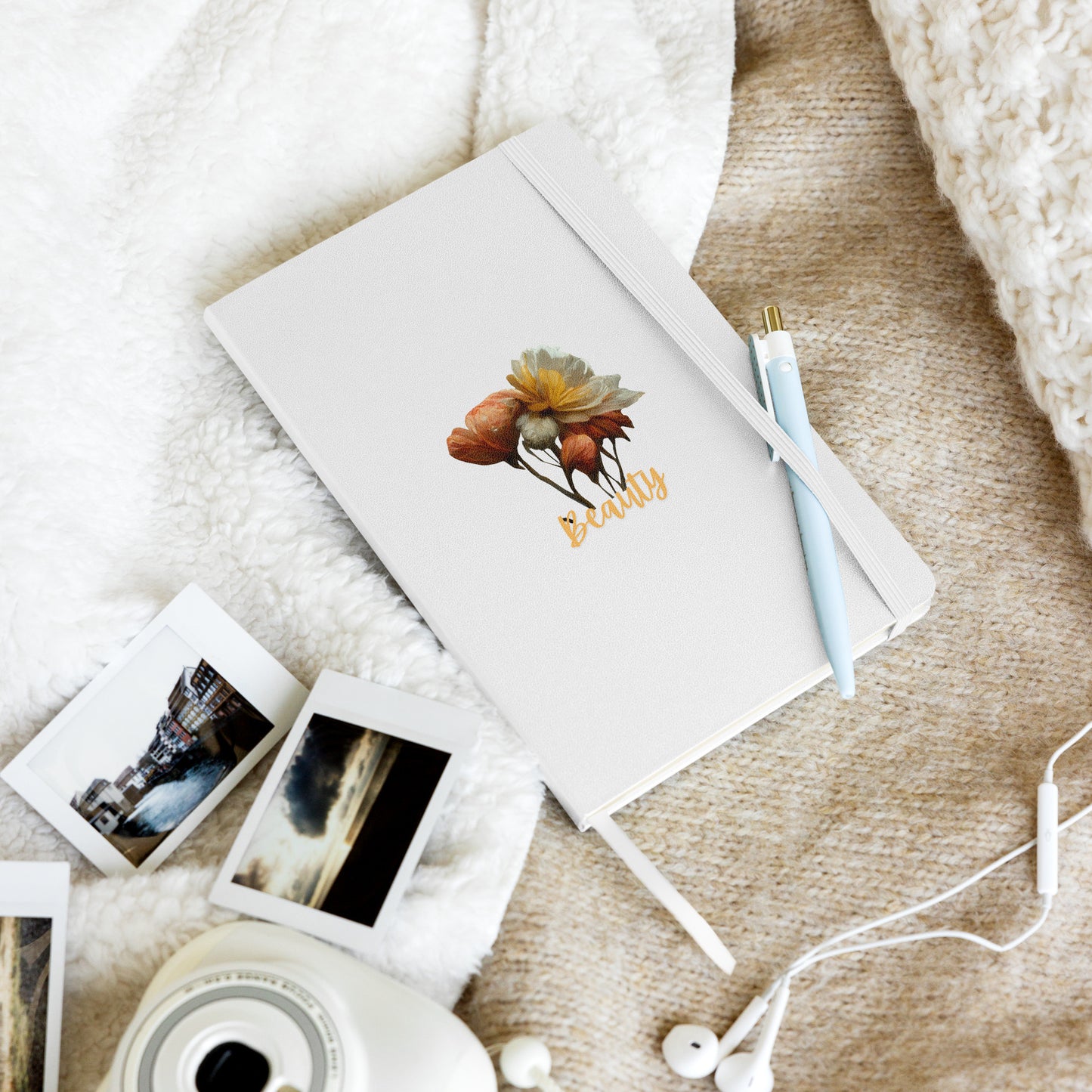 Beauty Floral Hardcover Notebook