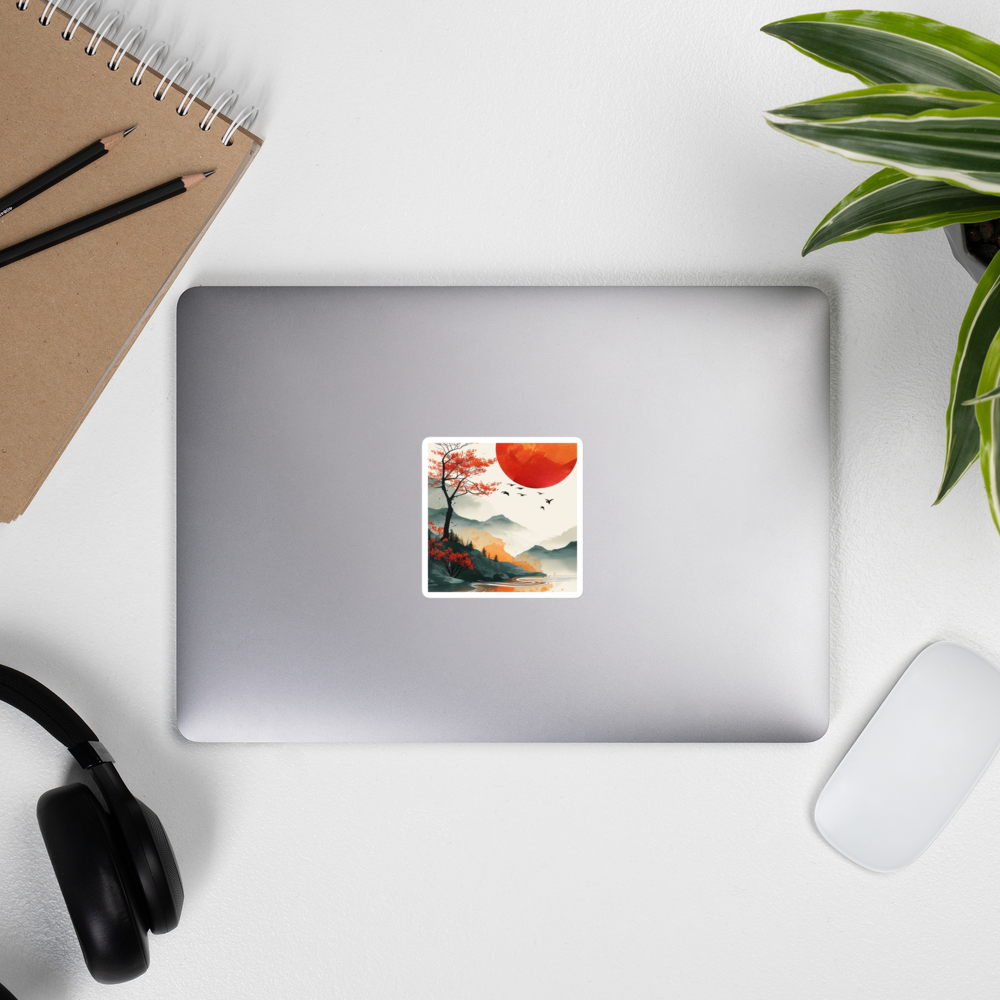 "Serene Nature" Bubble-free stickers