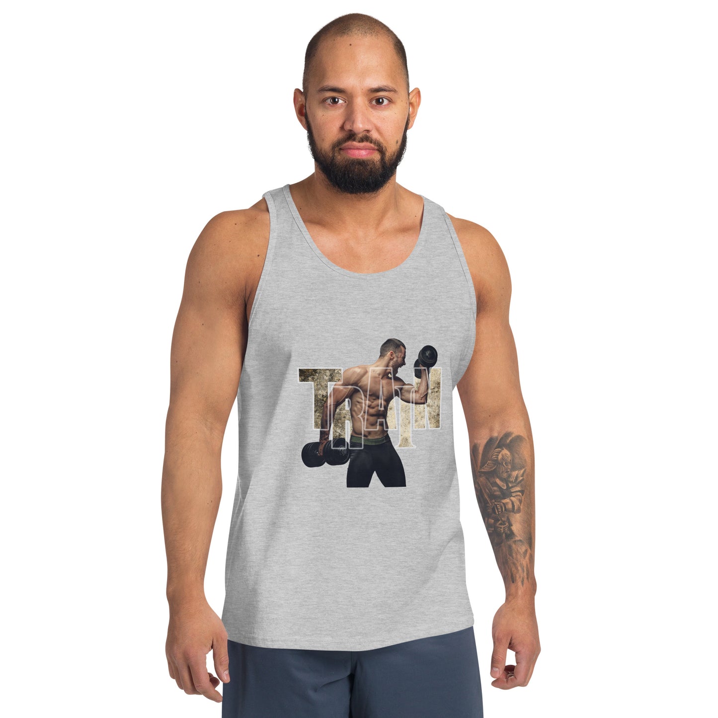 "TRAIN" Men's Tank Top