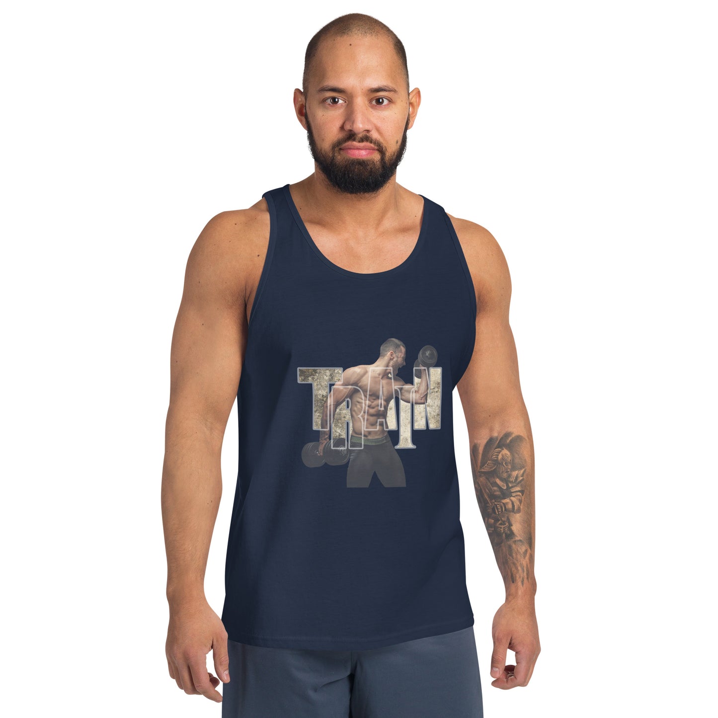 "TRAIN" Men's Tank Top