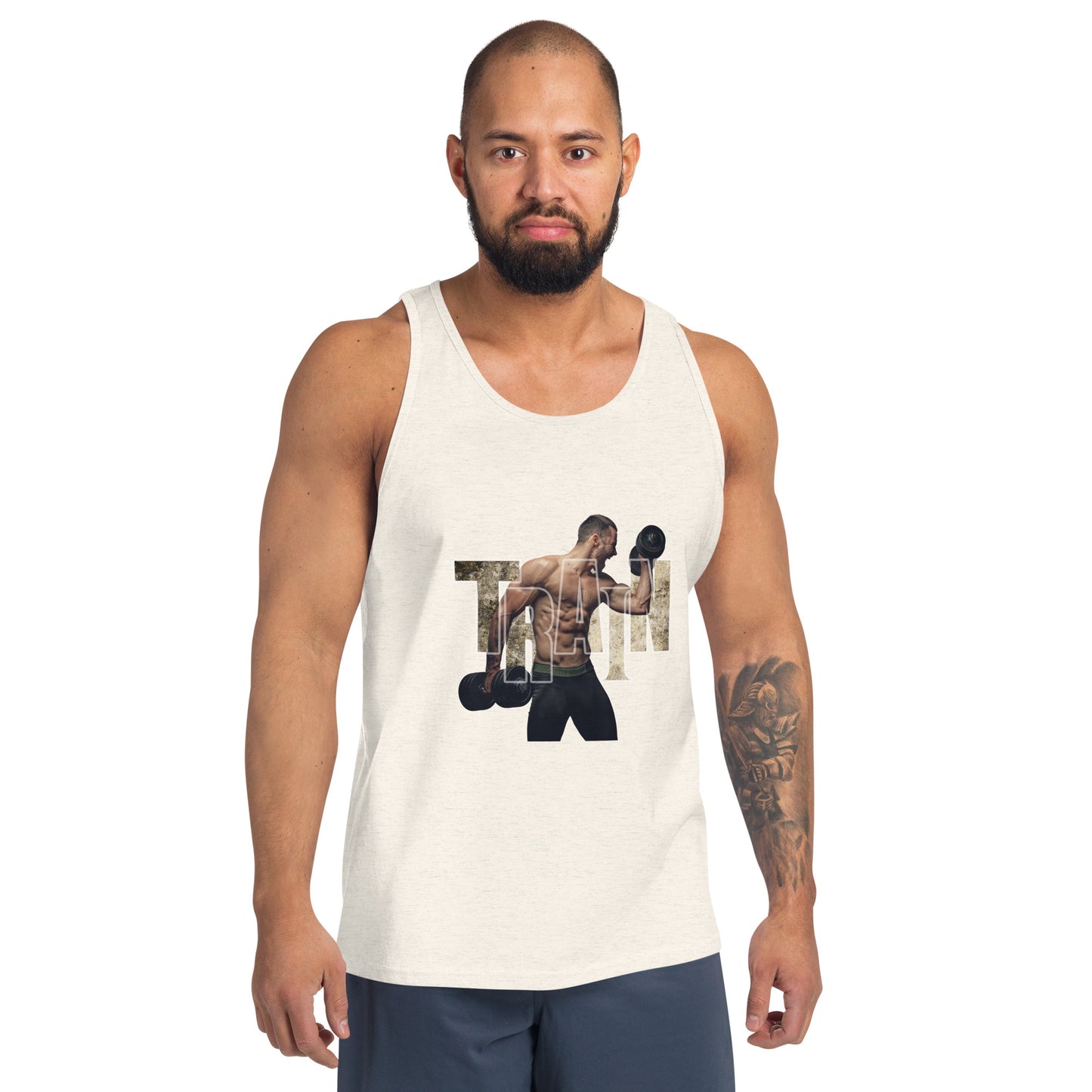 "TRAIN" Men's Tank Top