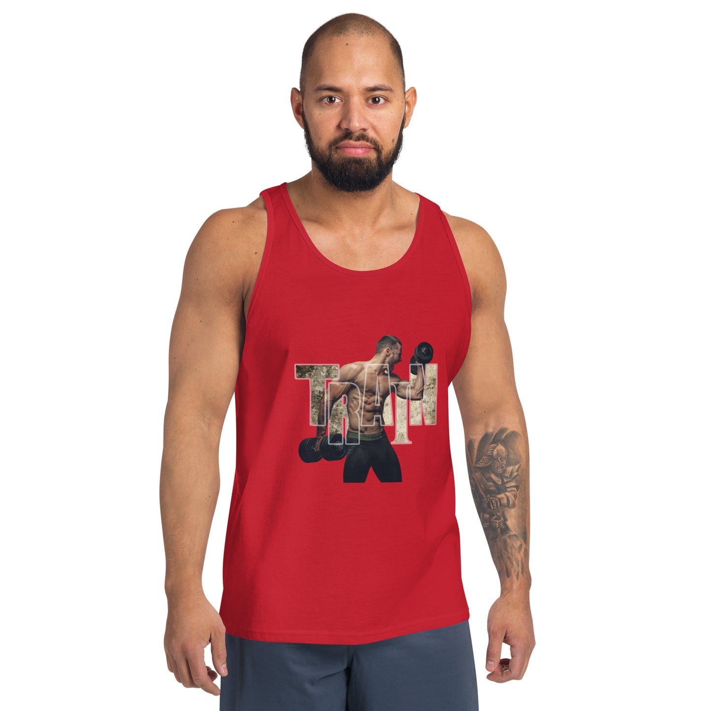 "TRAIN" Men's Tank Top