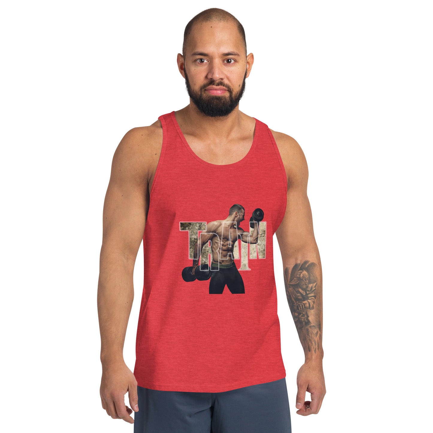 "TRAIN" Men's Tank Top