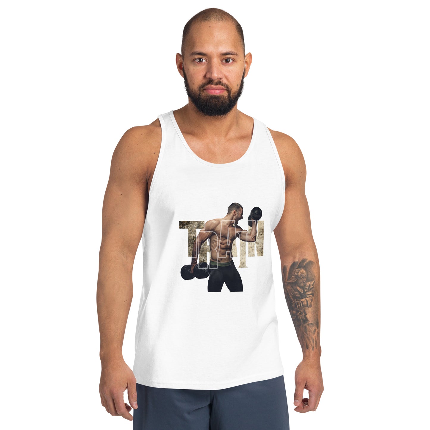 "TRAIN" Men's Tank Top