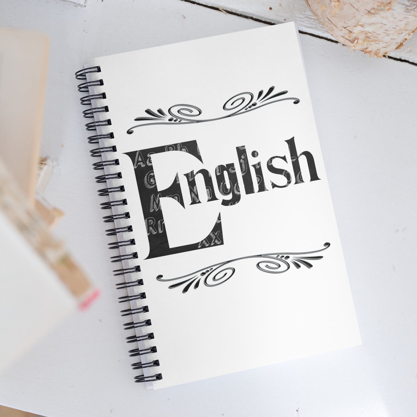 ENGLISH Spiral notebook
