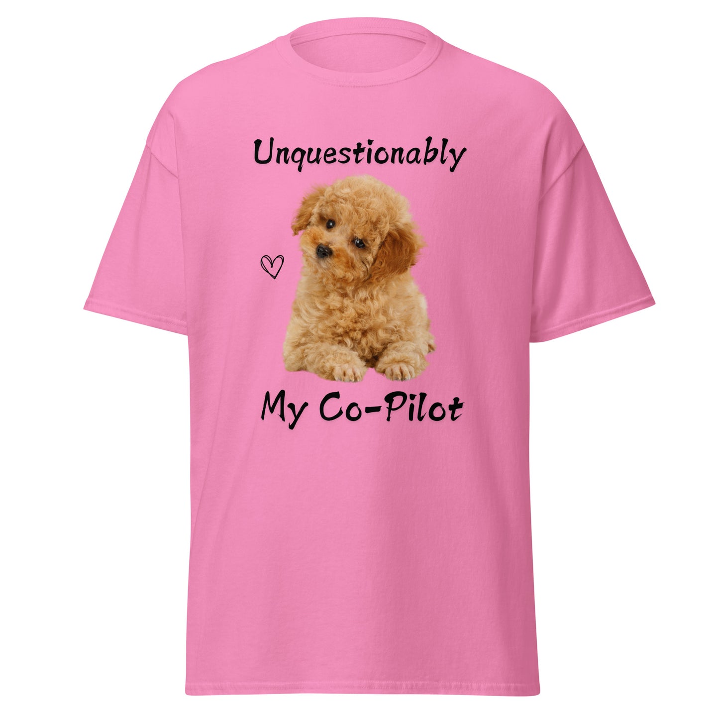 Unquestionably My Co-Pilot Labradoodle Unisex Tee