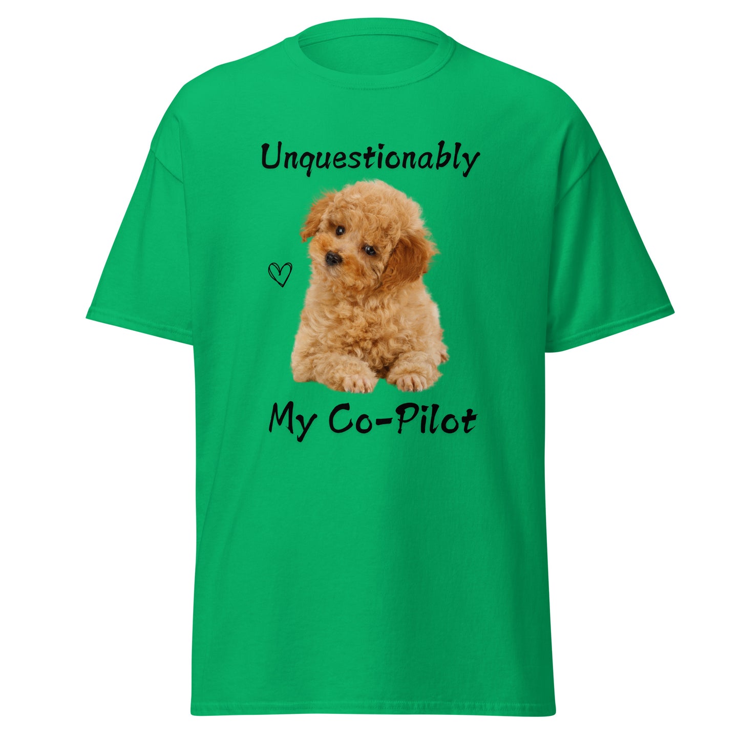 Unquestionably My Co-Pilot Labradoodle Unisex Tee