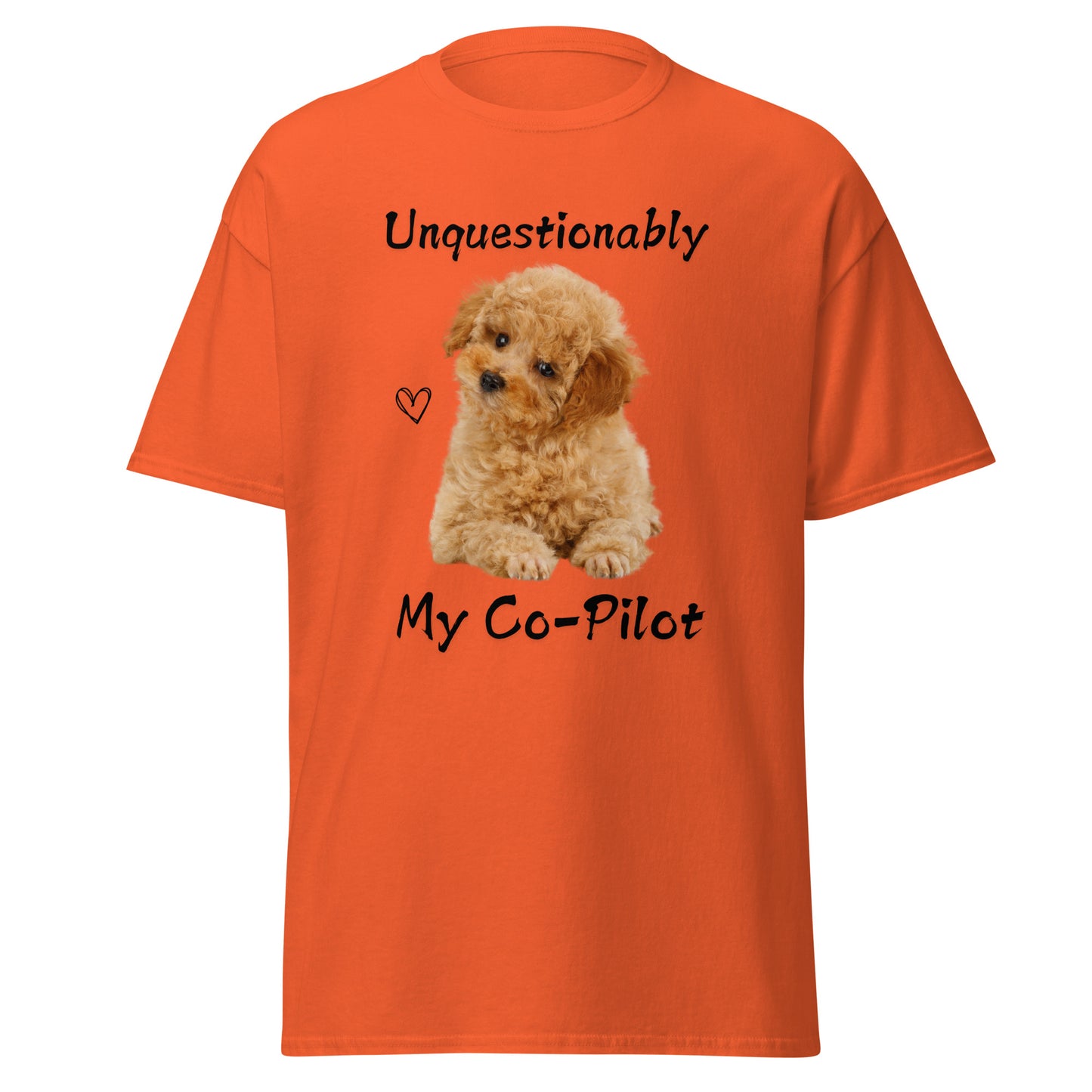 Unquestionably My Co-Pilot Labradoodle Unisex Tee