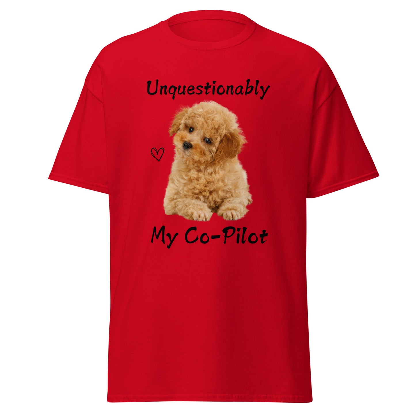 Unquestionably My Co-Pilot Labradoodle Unisex Tee