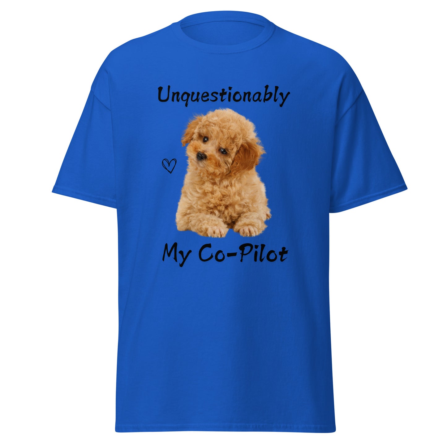 Unquestionably My Co-Pilot Labradoodle Unisex Tee