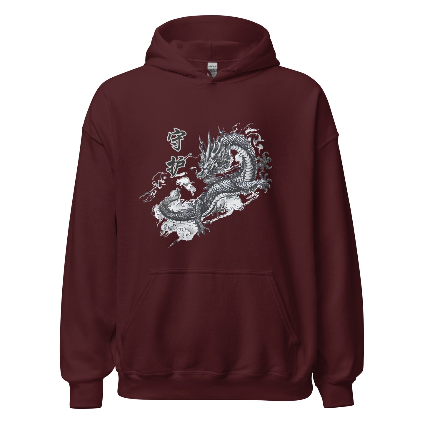 Dragon 守护 Heavy Unisex Hoodie