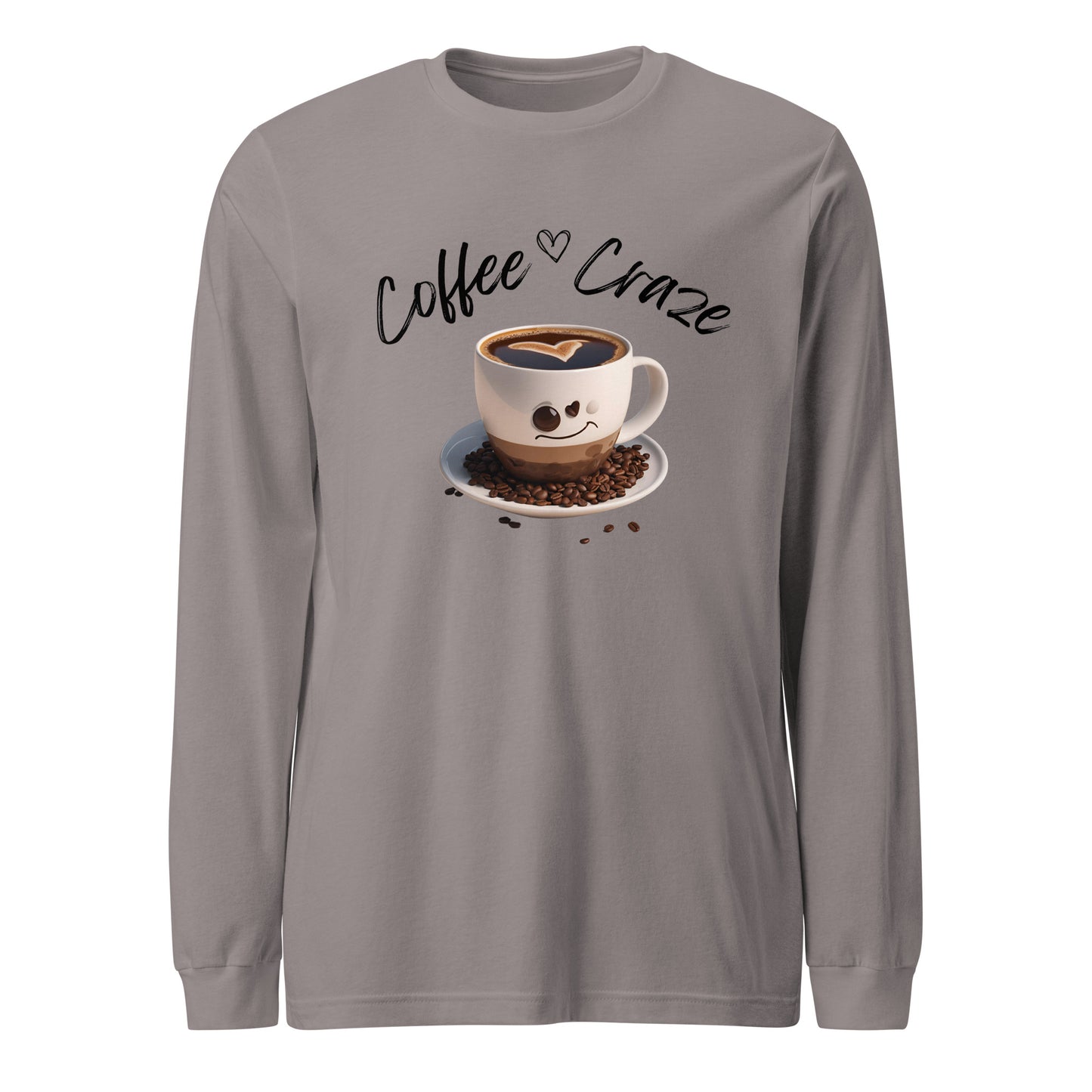 Coffee Crave Unisex Long Sleeve Tee