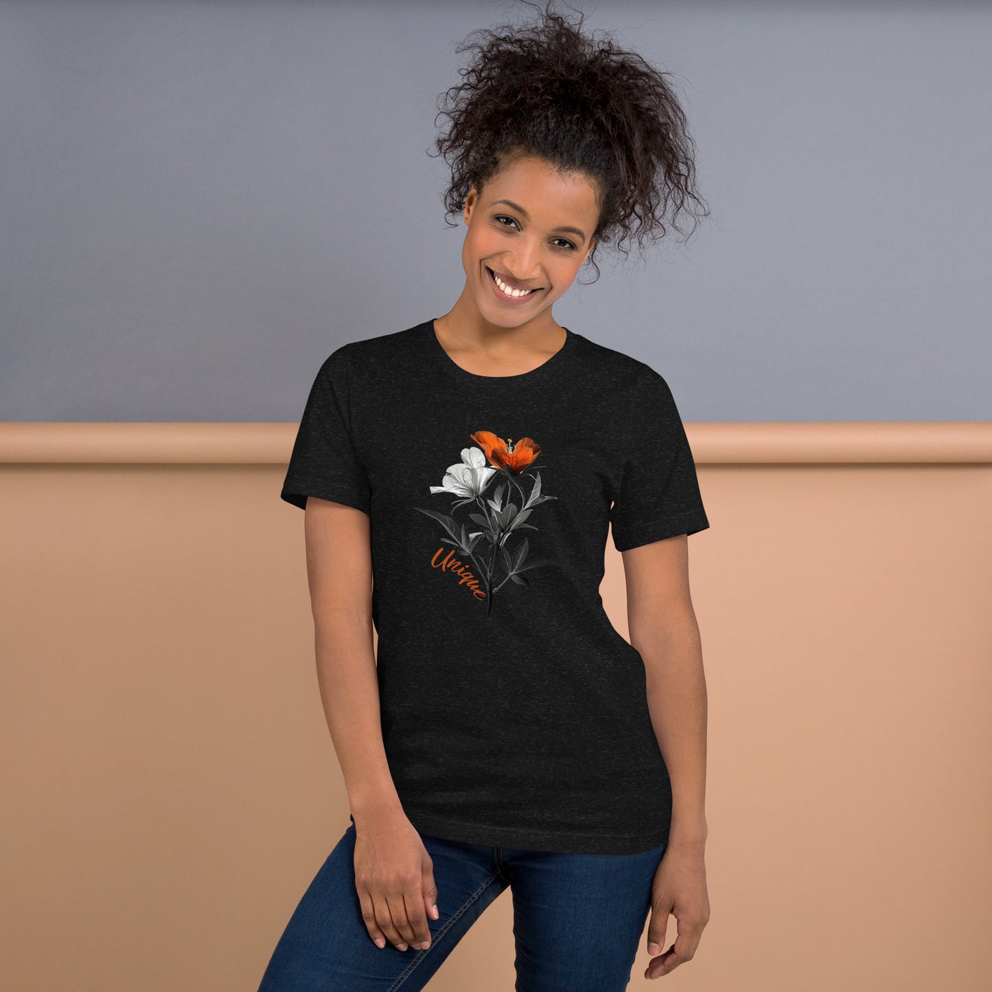 "Unique" Floral T-Shirt