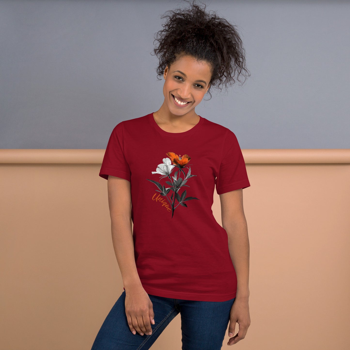 "Unique" Floral T-Shirt