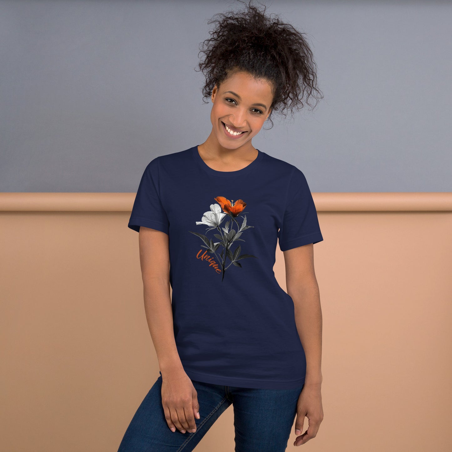 "Unique" Floral T-Shirt