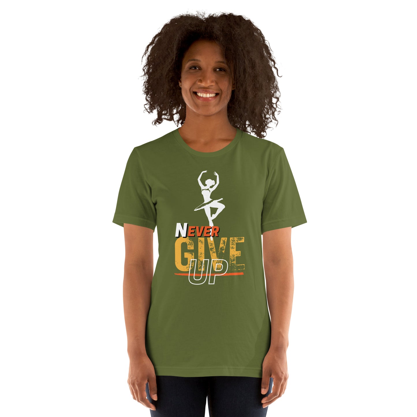 Never Ever Give Up Ballet T-Shirt