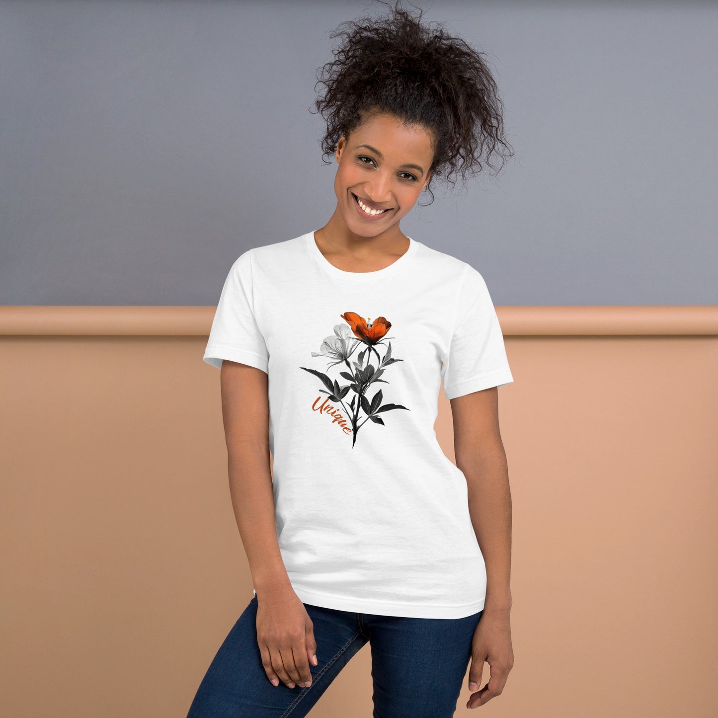 "Unique" Floral T-Shirt
