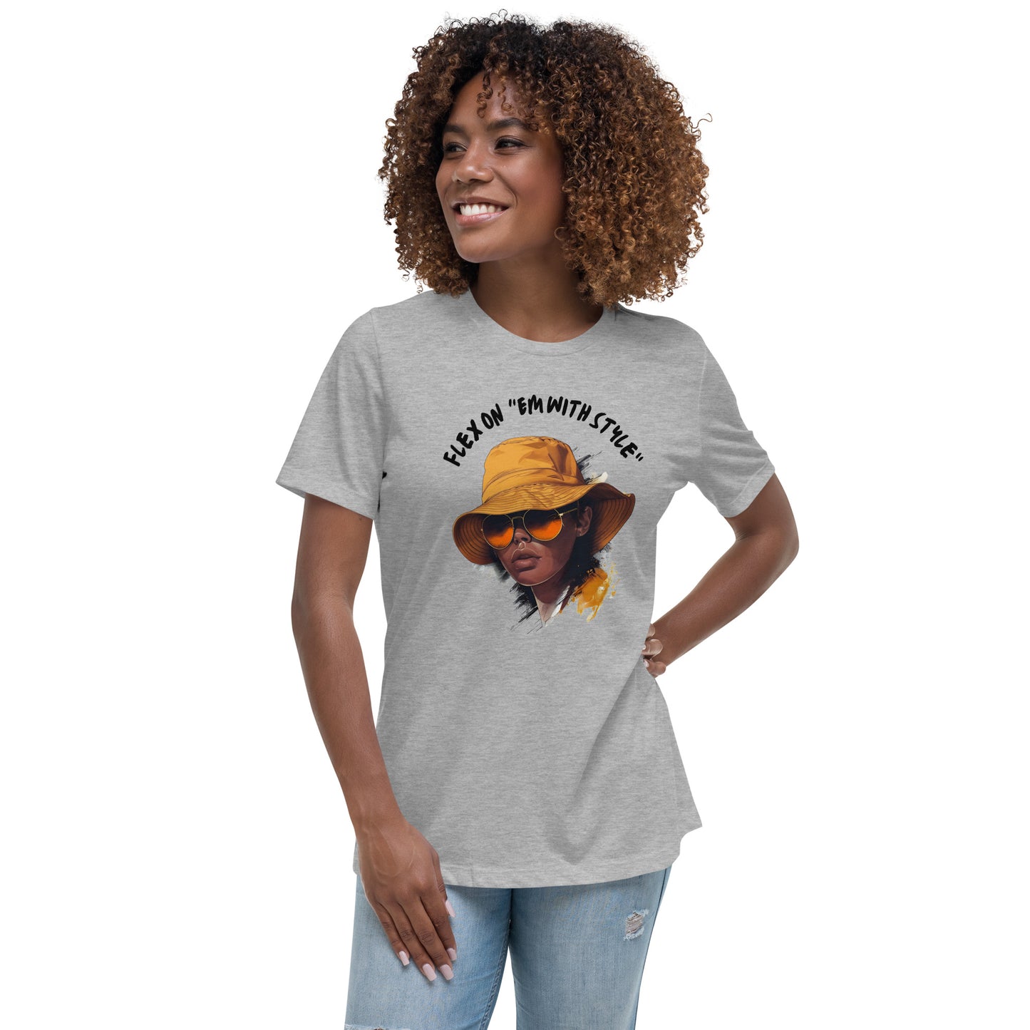 Flex On "Em With Style" Women's Relaxed T-Shirt