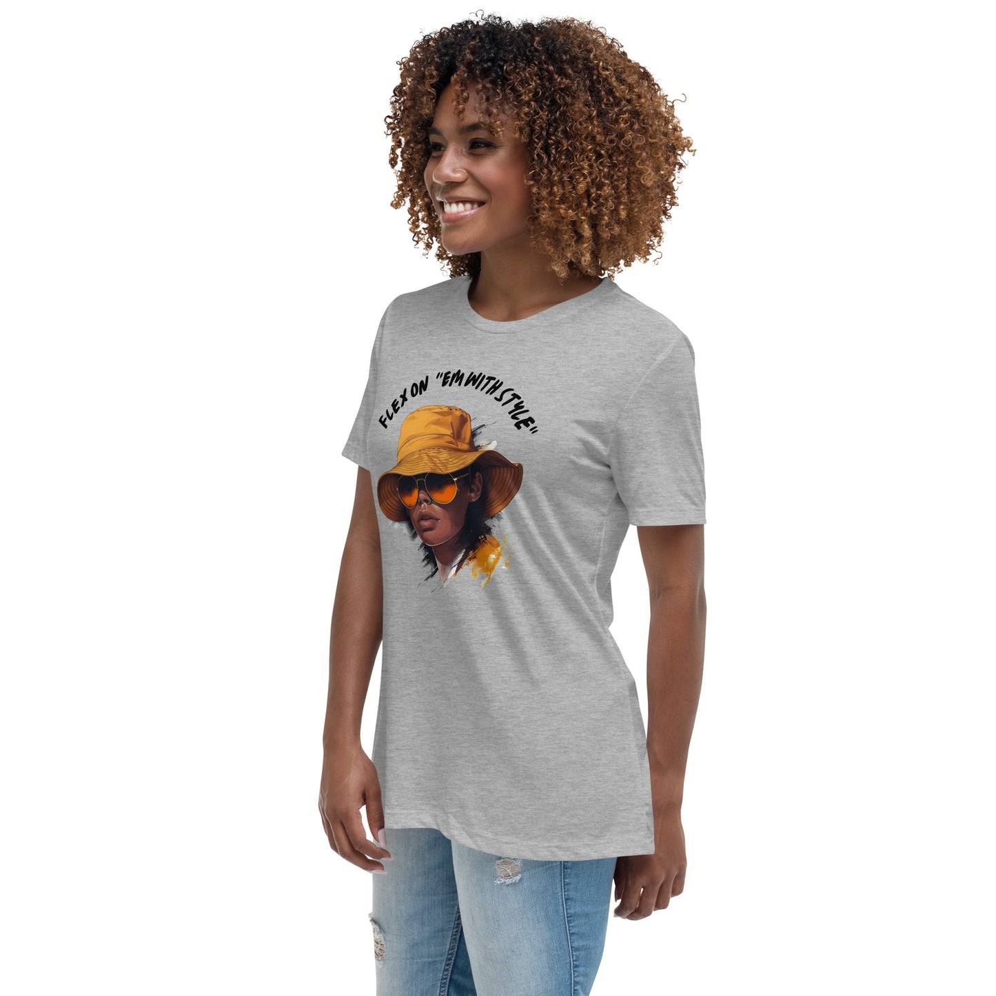 Flex On "Em With Style" Women's Relaxed T-Shirt